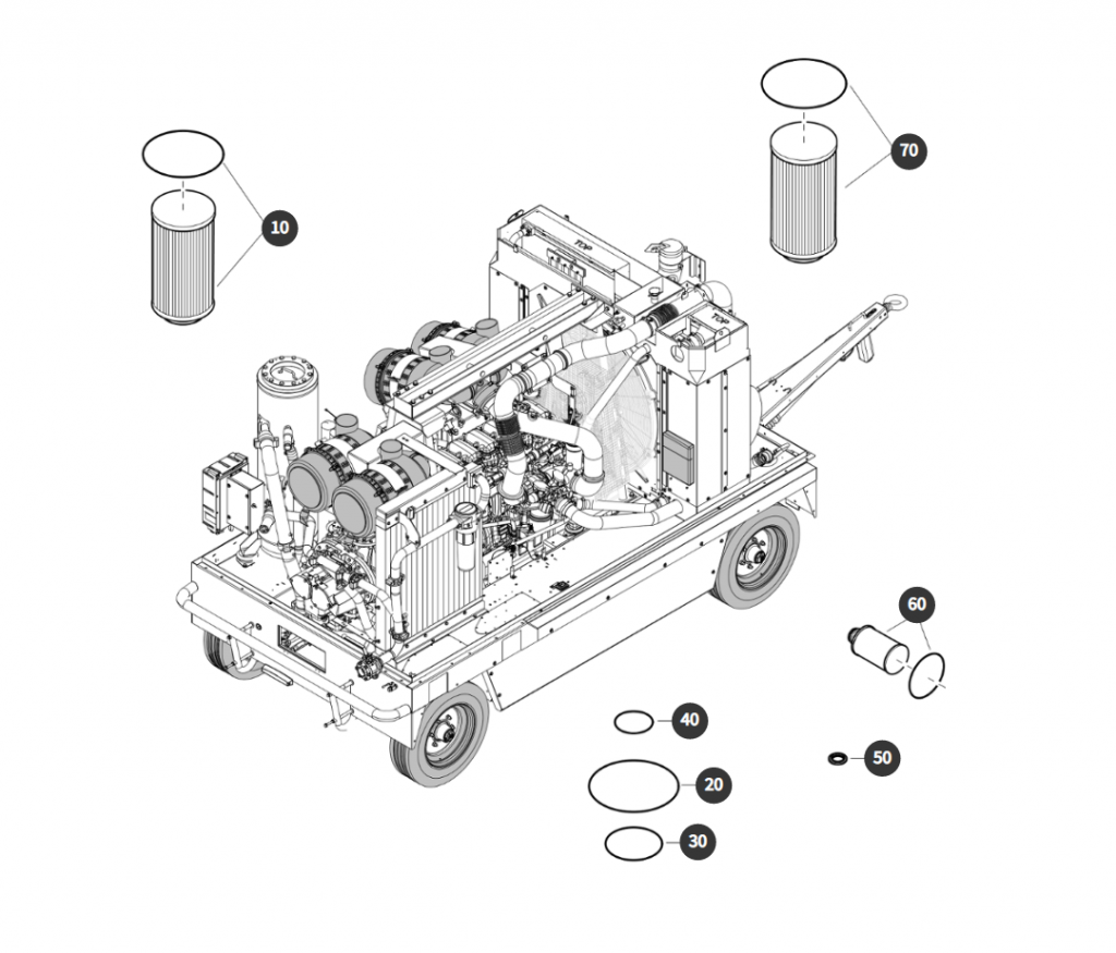 Servicekit Atlas Copco X28 500 h