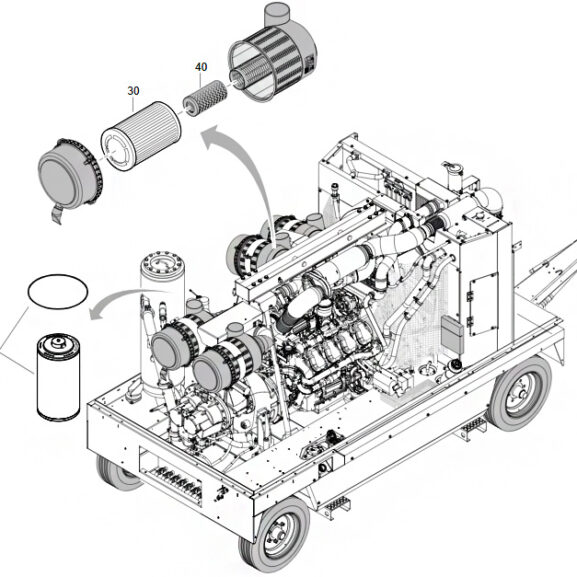 DrillAir X28, 1000h servicekit