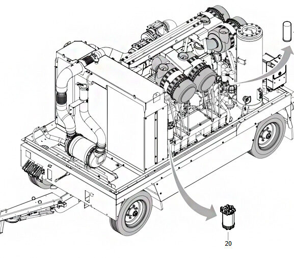 DrillAir X28, 1000h servicekit