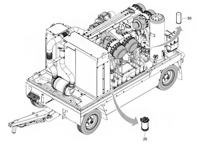 DrillAir X28, 1000h servicekit