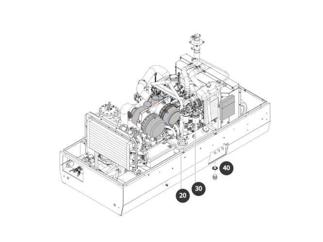 Atlas Copco XAVS 186 JD, 500 h
