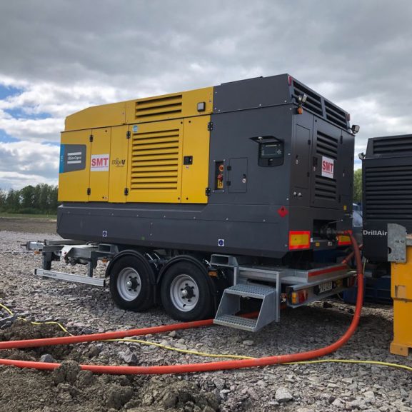 Atlas Copco Drillair Y35 på släp