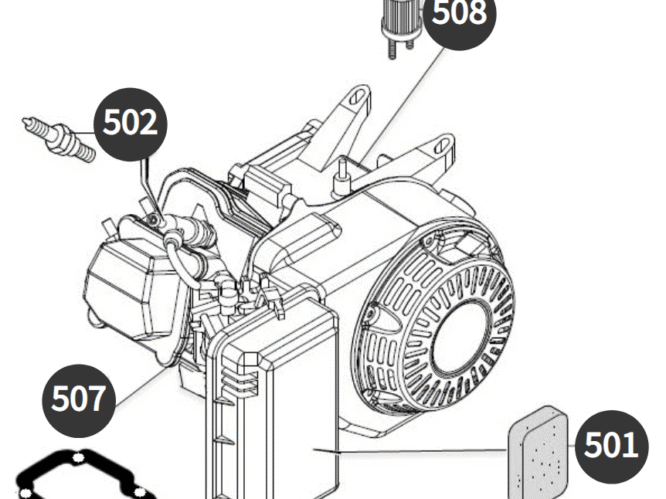 Atlas Copco QEP R8 Honda, 300h