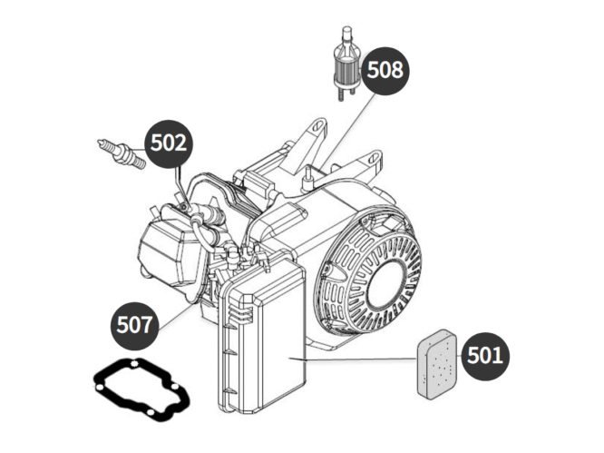 Atlas Copco QEP R8 Honda, 300h