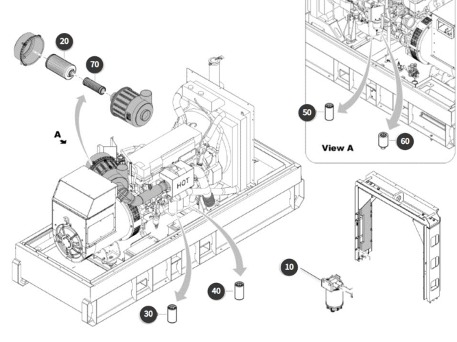 Atlas Copco QAS 400 VD S3A, 1000h