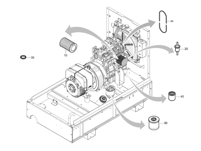 Atlas Copco QES 11 Kd, 1000 h