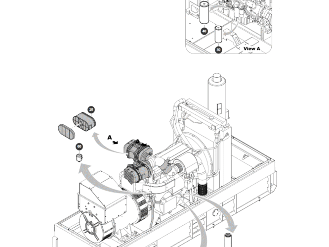 Atlas Copco QAS 630 VD S2, 1000 h