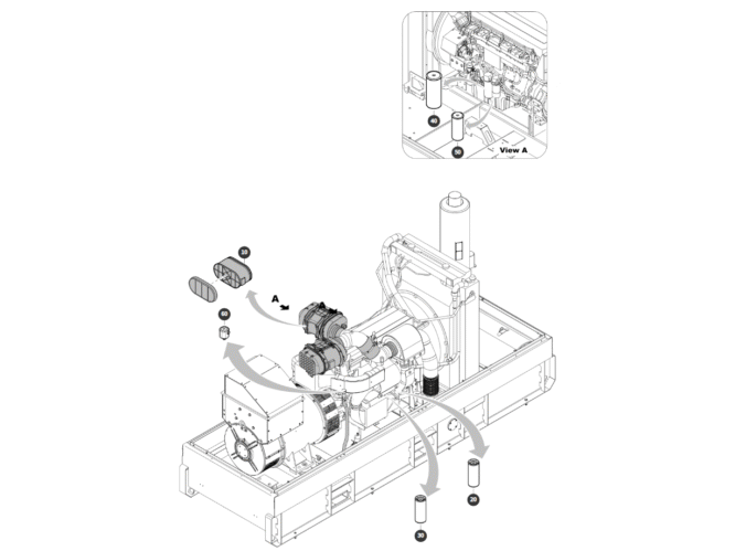 Atlas Copco QAS 630 VD S2, 1000 h