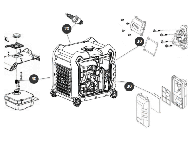 Atlas Copco P3500i, 200 h