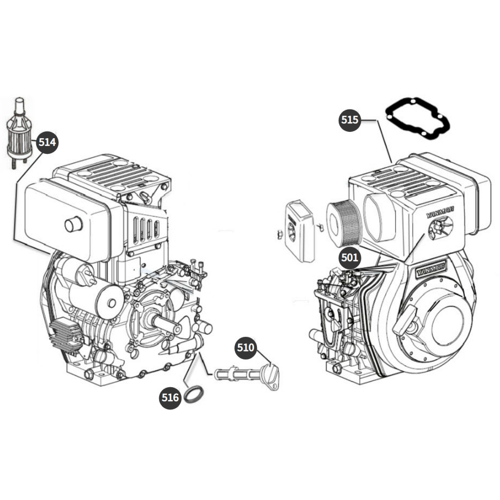 Atlas Copco QEP S7 Servicekit 400h, Yanmar