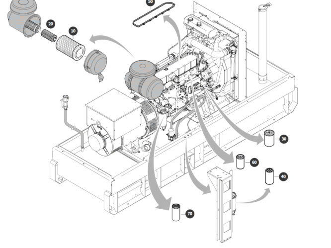 Atlas Copco QAS 250 VD S3A, 1000 h