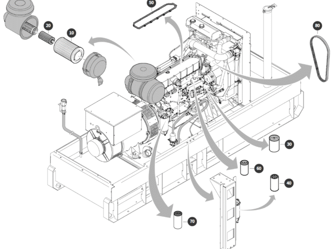 Atlas Copco QAS 250 VD S3A, 2000 h