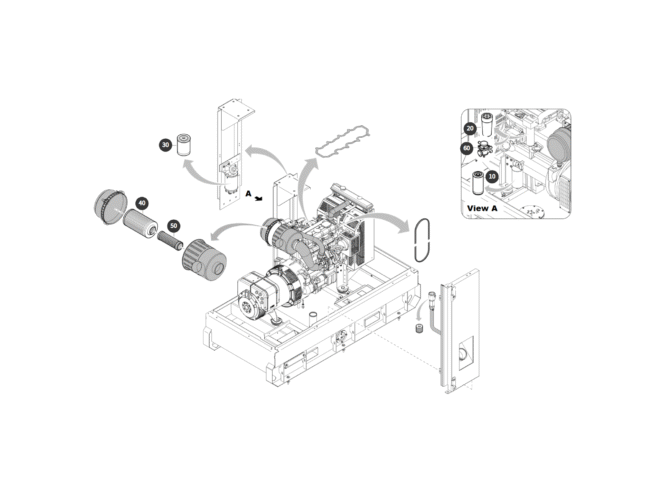 Atlas Copco QAS 60 Pd, 500 h