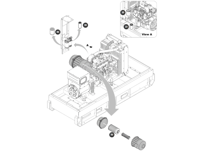 Atlas Copco QAS 100 Pd, 500 h