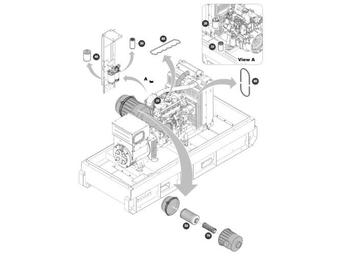 Atlas Copco QAS 100 Pd, 2000 h