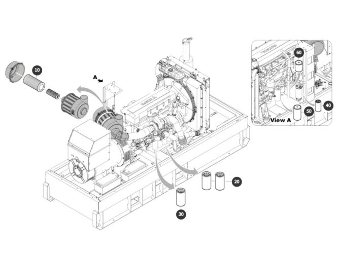 Atlas Copco QAS 325 VD S3A, 1000h