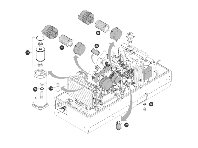 Atlas Copco XATS 186 JD, 1000 h