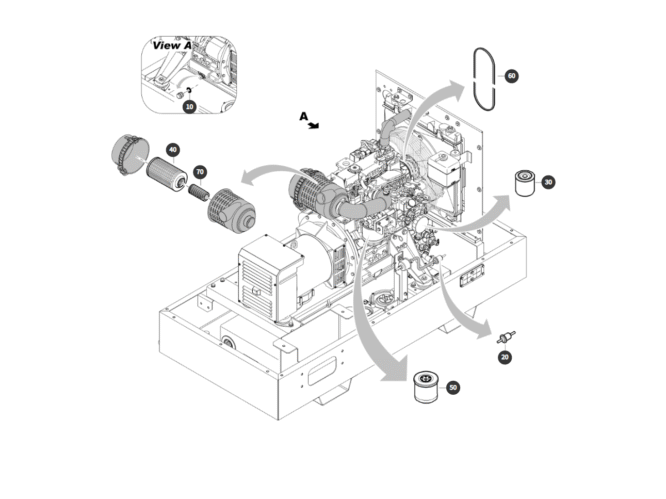 Atlas Copco QAS 20 Kd, 1000 h