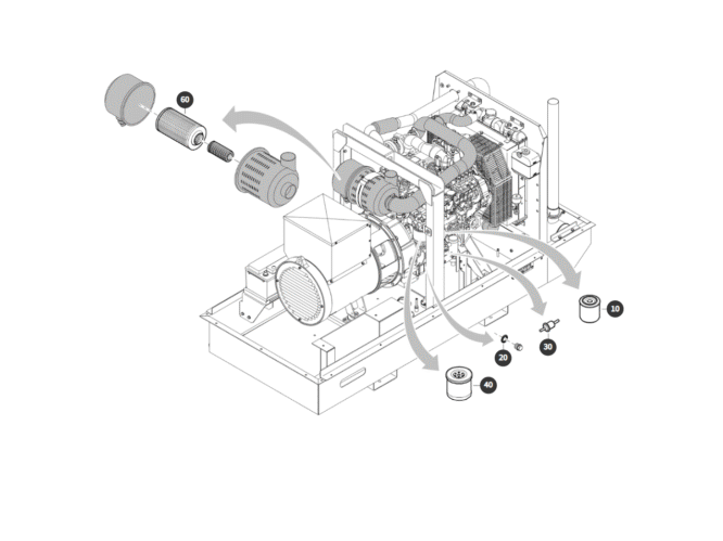 Atlas Copco QAS 40 Kd, 500 h