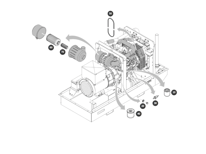 Atlas Copco QAS 40 Kd, 1000 h