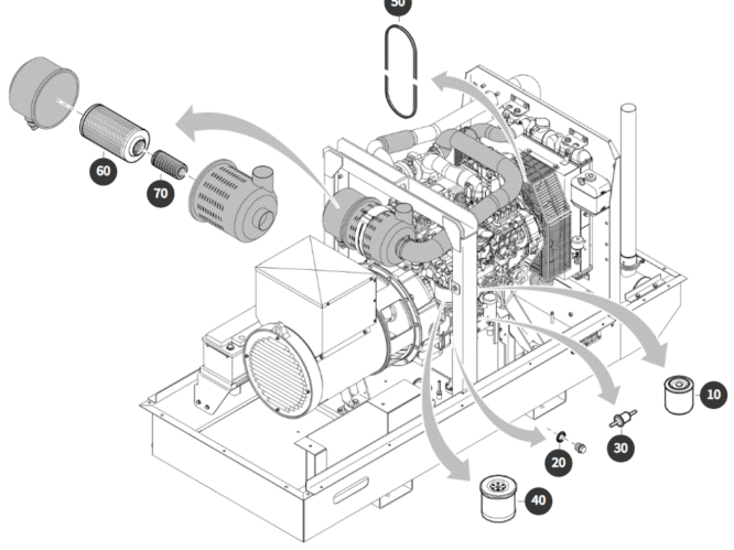 Atlas Copco QES 40 Kd, 1000 h