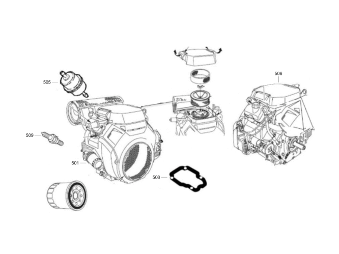 Servicekit Atlas Copco QEP R14 Honda