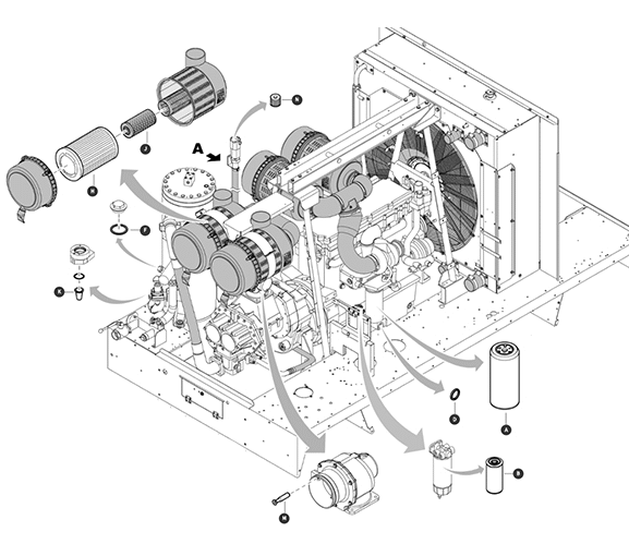 Servicekit xrvs 476 500h