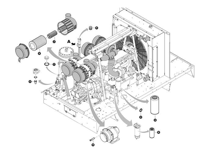 Servicekit xrvs 476 500h