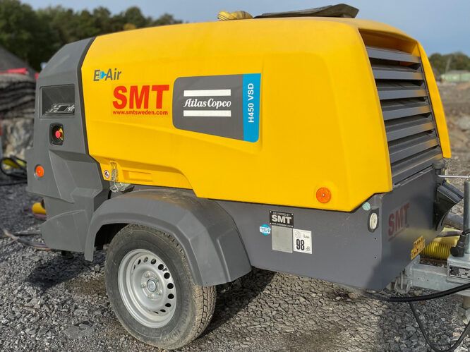 Atlas Copco E-Air H450 VSD Eldriven, 2021