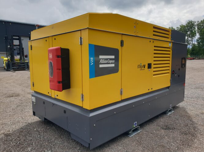 Atlas Copco DrillAir V28 utan hjulaxlar