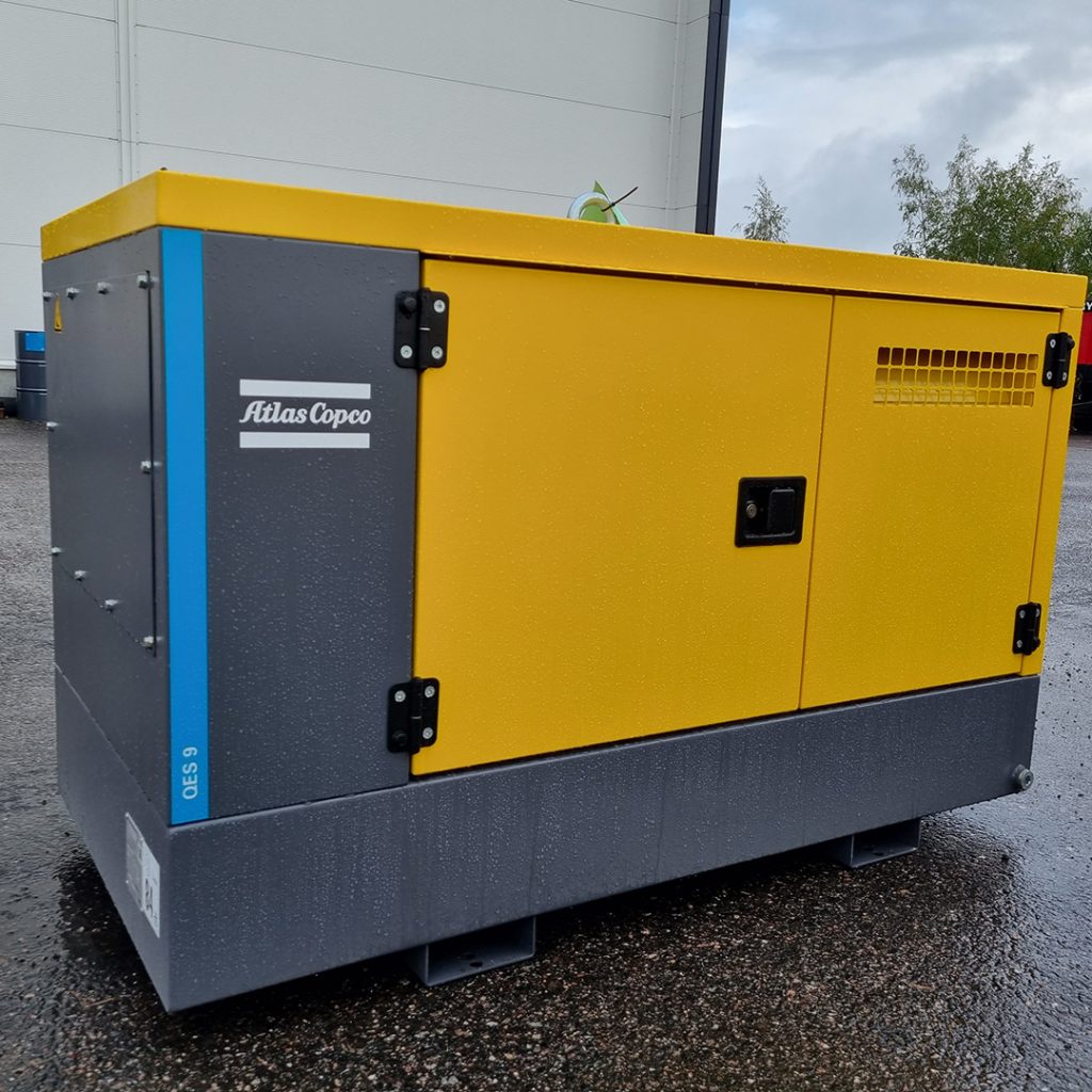 Reservkraftverk Atlas Copco QES 9