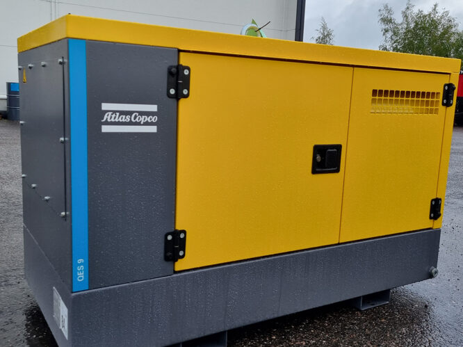 Reservkraftverk Atlas Copco QES 9