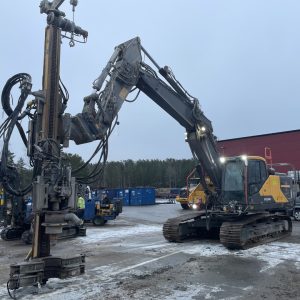 Volvo EC250ENL grävmaskin med pålbom