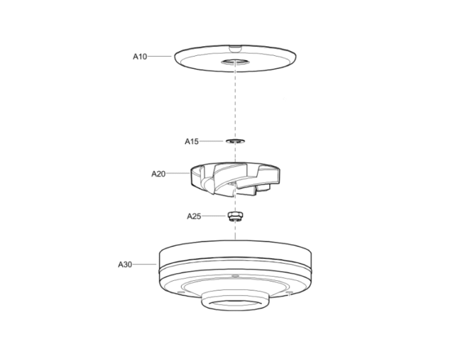 WEDA 30L impeller sprängskiss