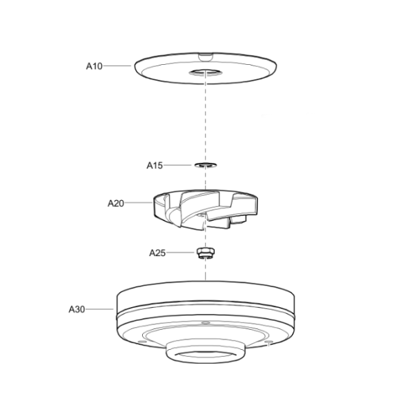 WEDA 30L impeller sprängskiss