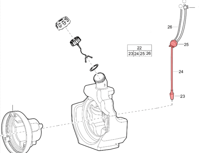 cobra combi tank reservdelar