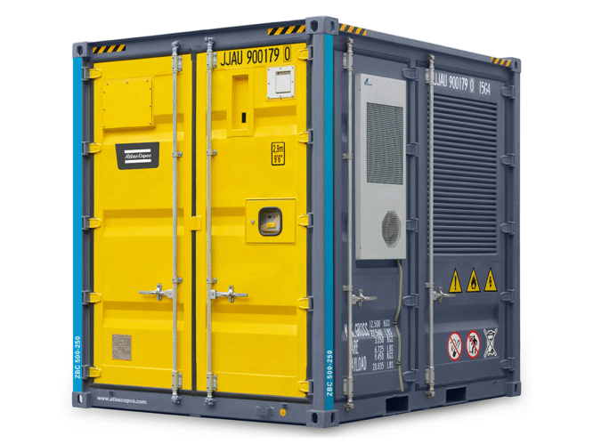 atlas copco zbc 500 energilagringssystem