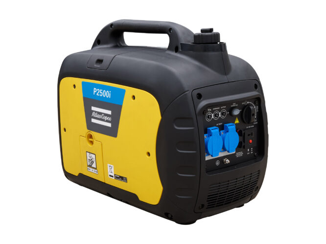 Atlas Copco P2500i generator med inverter