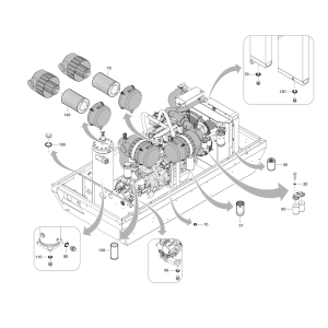 1000 timmar servicekit till XAHS 186