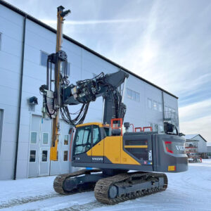 Volvo EC250 Pålningsrigg