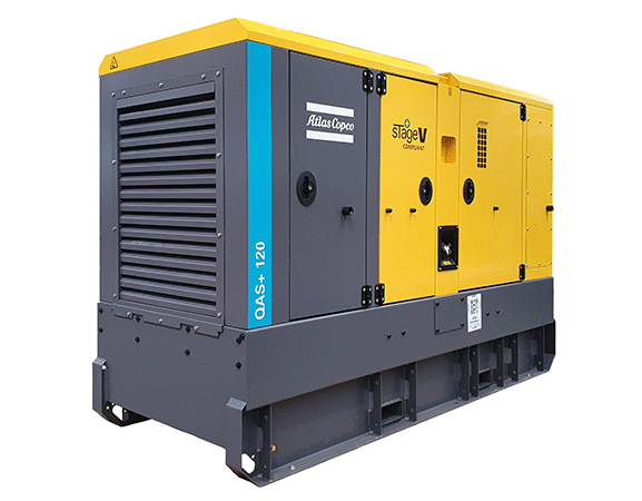 atlas copco qas+ 120 generator