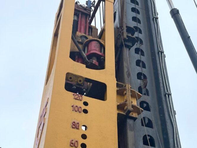 Pålningsmaskin hejare