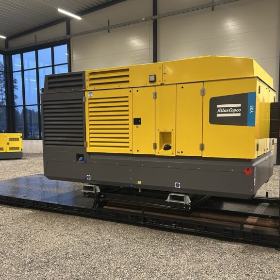 Atlas Copco DrillAir Y35 med roterande lastväxlarflak