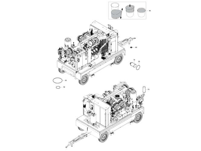 Servicekit 500h till DrillAir X-Air 1200-40