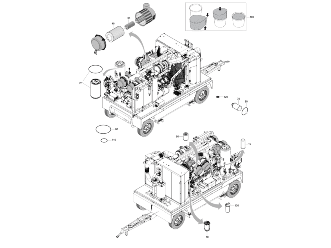 Servicekit 1000h till DrillAir X-Air 1200-40