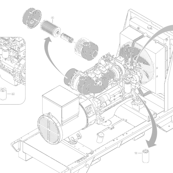 Atlas Copco QES 125, 1000h