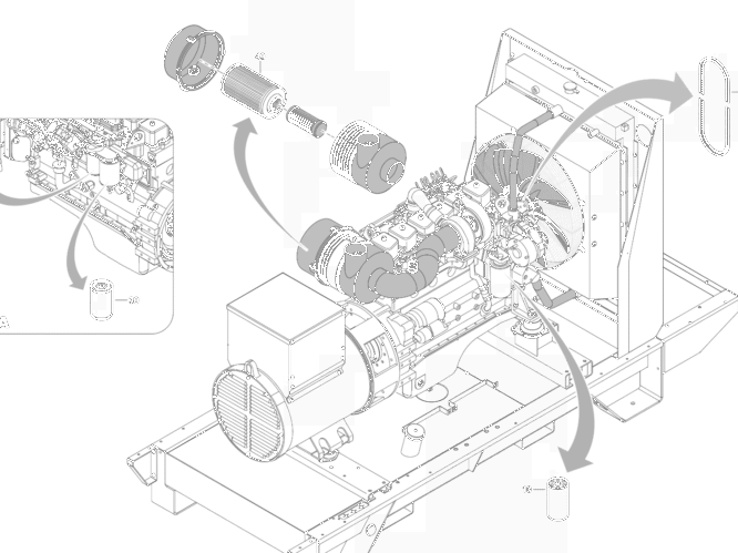 Atlas Copco QES 125, 1000h