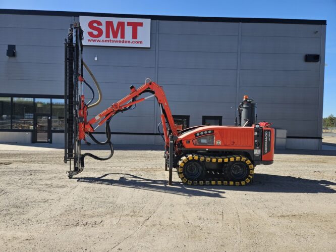 sandvik dc130 borrvagn