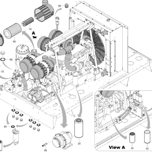 Servicekit XRVS 476, 1000h