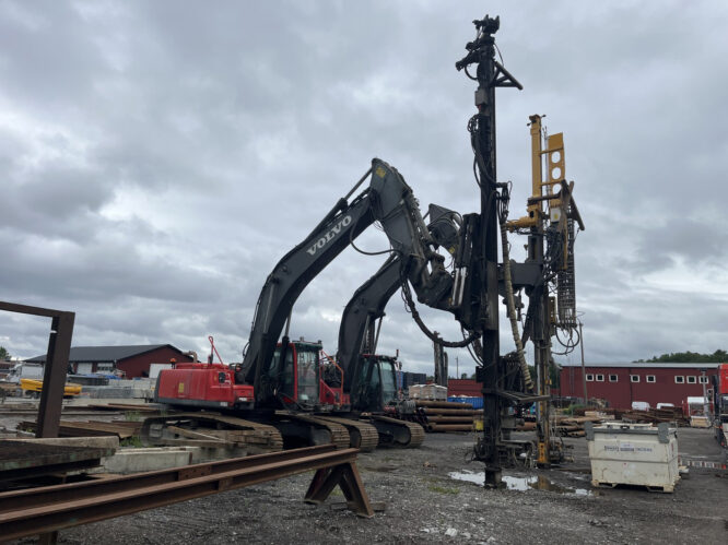 Volvo EC290 med SPD mast